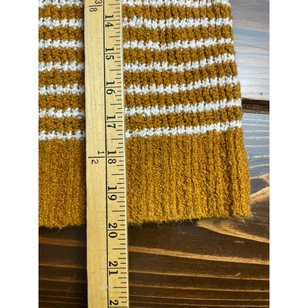 American Eagle Sweater, Women's Size Small, Brown White, Striped, Pullover - Picture 7 of 9